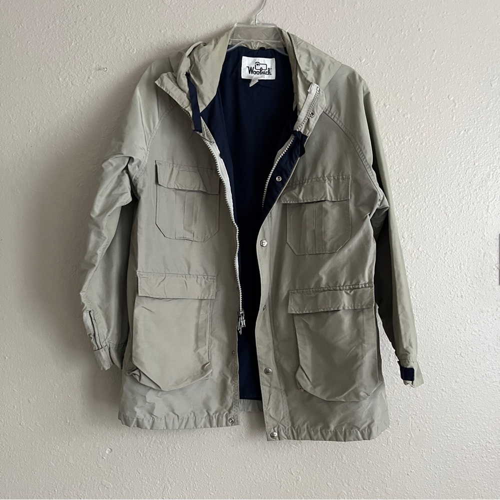 Vintage Woolrich utility rain jacket